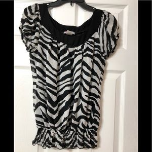 Zebra blouse